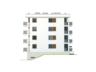 Elewacja 1 projektu domu Akant 2