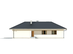 Elewacja 3 projektu domu Aksamit