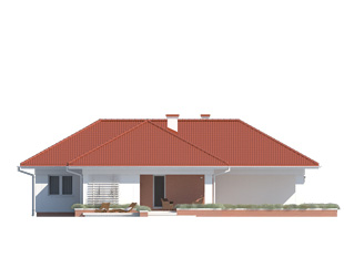 Elewacja 1 projektu domu Aksamit 5