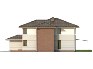 Elewacja 3 projektu domu Alabaster
