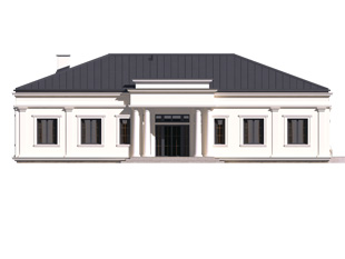Elewacja 2 projektu domu Amadeusz 3