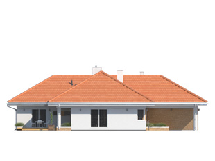 Elewacja 1 projektu domu Ambrozja 12