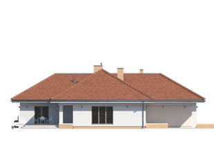 Elewacja 1 projektu domu Ambrozja 16