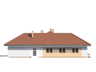 Elewacja 3 projektu domu Ambrozja 16