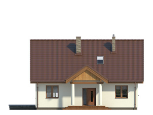 Elewacja 2 projektu domu Arion