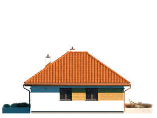 Elewacja 3 projektu domu Aruba 3
