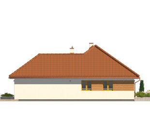 Elewacja 3 projektu domu Aruba 4