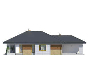 Elewacja 1 projektu domu Aster 2