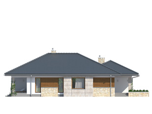 Elewacja 1 projektu domu Aster 3