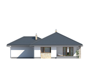 Elewacja 4 projektu domu Aster 3