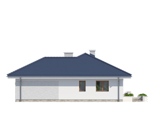 Elewacja 3 projektu domu Atut 2