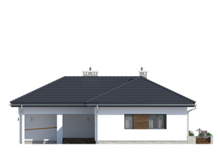 Elewacja 3 projektu domu Atut 3