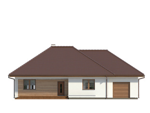 Elewacja 2 projektu domu Aurelia