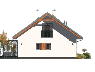 Elewacja 1 projektu domu Awokado 5