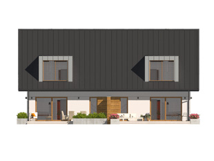 Elewacja 4 projektu domu Bali 2