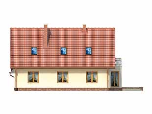 Elewacja 4 projektu domu Batuta 2