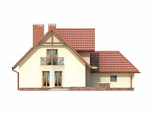 Elewacja 3 projektu domu Batuta 2