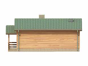 Elewacja 4 projektu domu Best 3 dr-S