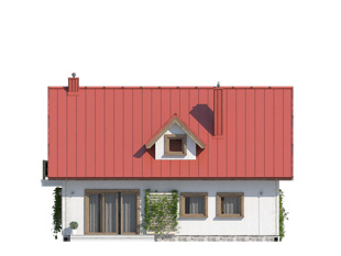 Elewacja 4 projektu domu Bielik