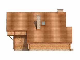 Elewacja 3 projektu domu Bosman dr-S