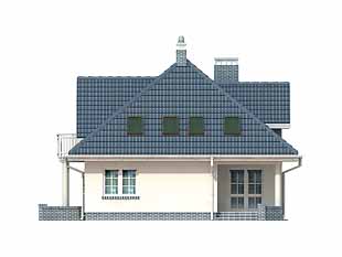 Elewacja 1 projektu domu Boston 2
