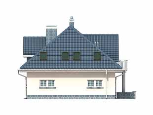 Elewacja 3 projektu domu Boston 2
