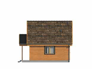 Elewacja 4 projektu domu Bratek dr-S