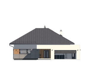 Elewacja 2 projektu domu Cytrus 5