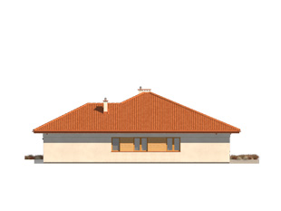 Elewacja 3 projektu domu Decyma 12