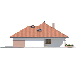 Elewacja 3 projektu domu Decyma 8