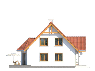 Elewacja 1 projektu domu Echo 2