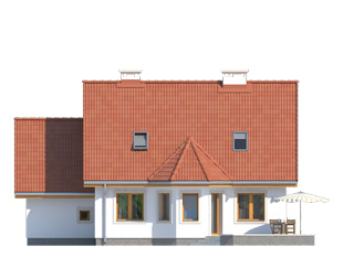 Elewacja 4 projektu domu Echo 2