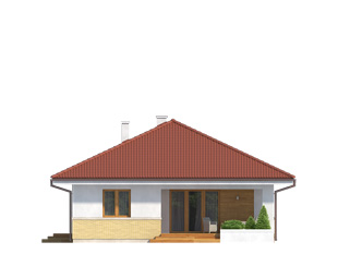 Elewacja 4 projektu domu Elka 3