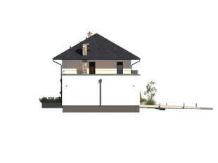 Elewacja 1 projektu domu Fen