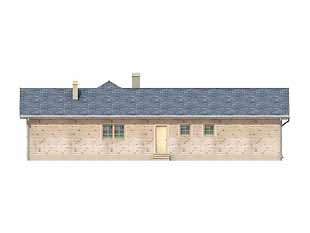 Elewacja 4 projektu domu Fraza dr-S