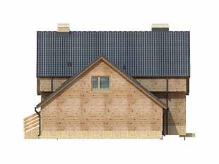 Elewacja 1 projektu domu Grab dr-C