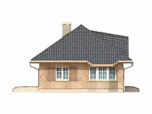 Elewacja 3 projektu domu Huragan dr-S