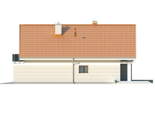 Elewacja 4 projektu domu Jodła 2
