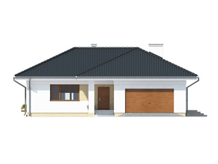 Elewacja 2 projektu domu Kaszmir