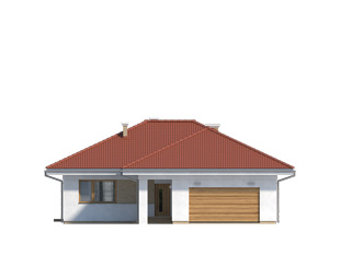 Elewacja 2 projektu domu Kiwi 3