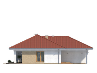 Elewacja 1 projektu domu Kiwi 3