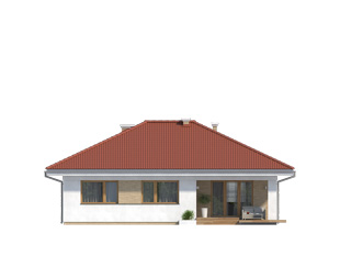 Elewacja 4 projektu domu Kiwi 3
