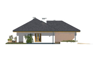 Elewacja 1 projektu domu Kiwi 6