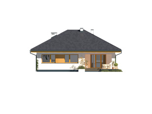 Elewacja 4 projektu domu Kiwi 6