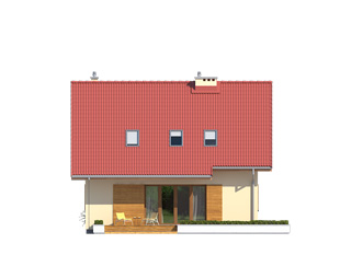Elewacja 4 projektu domu Kulczyk 2