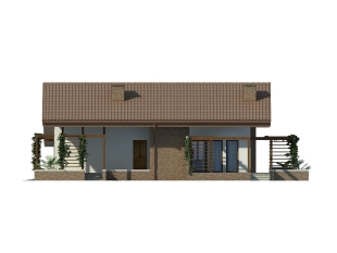 Elewacja 1 projektu domu Lara 5