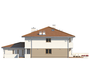 Elewacja 3 projektu domu Larus 4