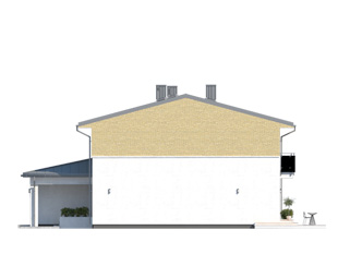 Elewacja 3 projektu domu Limba W2