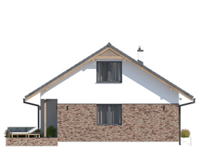Elewacja 1 projektu domu Mak 3
