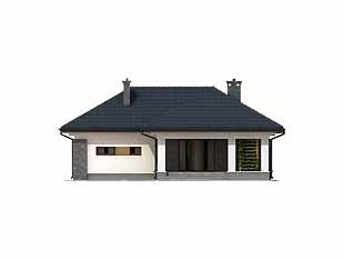 Elewacja 4 projektu domu Neptun 4